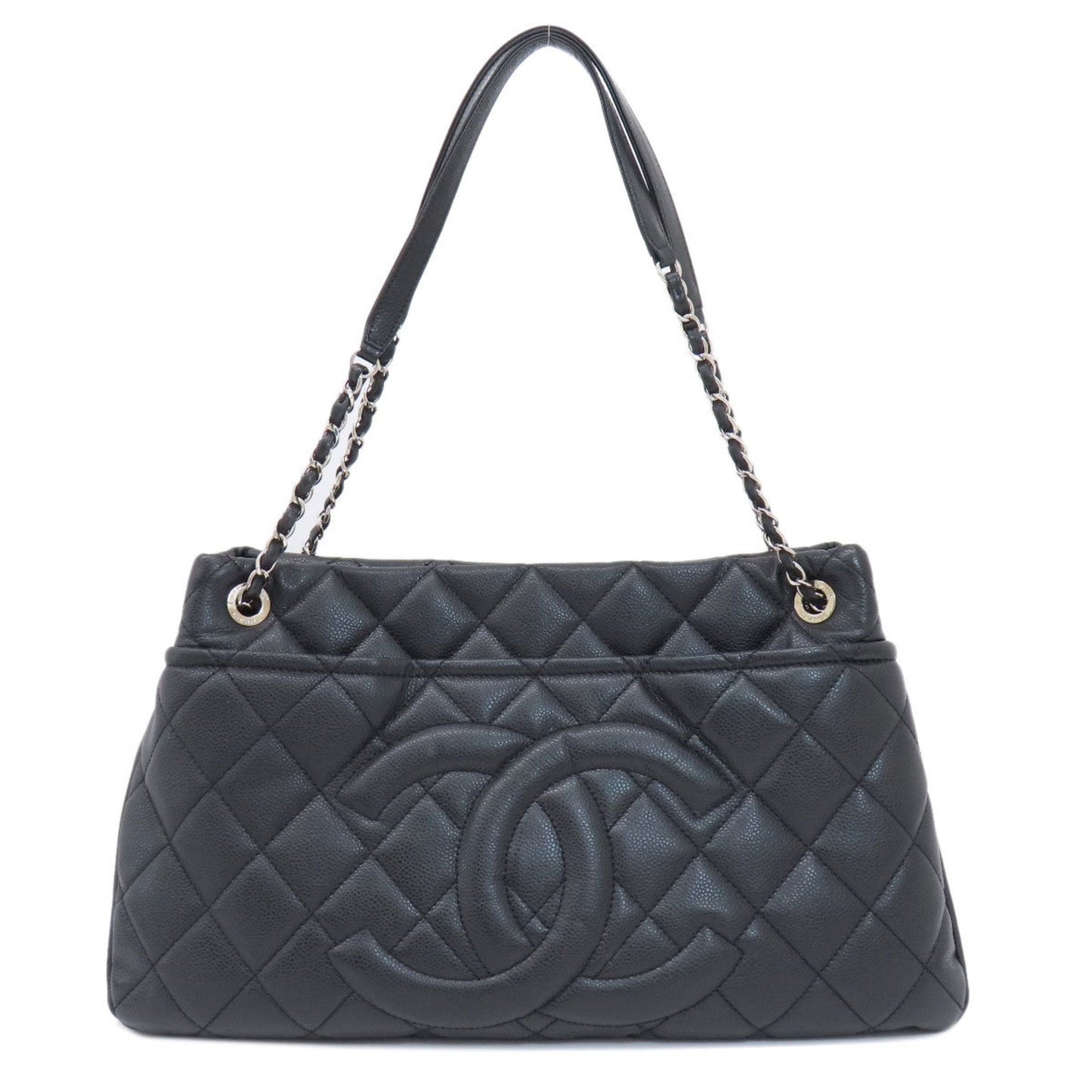 Chanel Black Leather Bowling