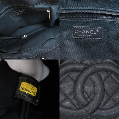 Chanel Black Leather Bowling
