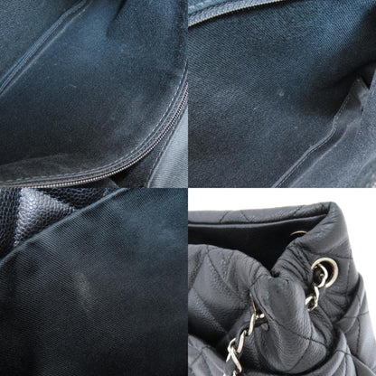 Chanel Black Leather Bowling