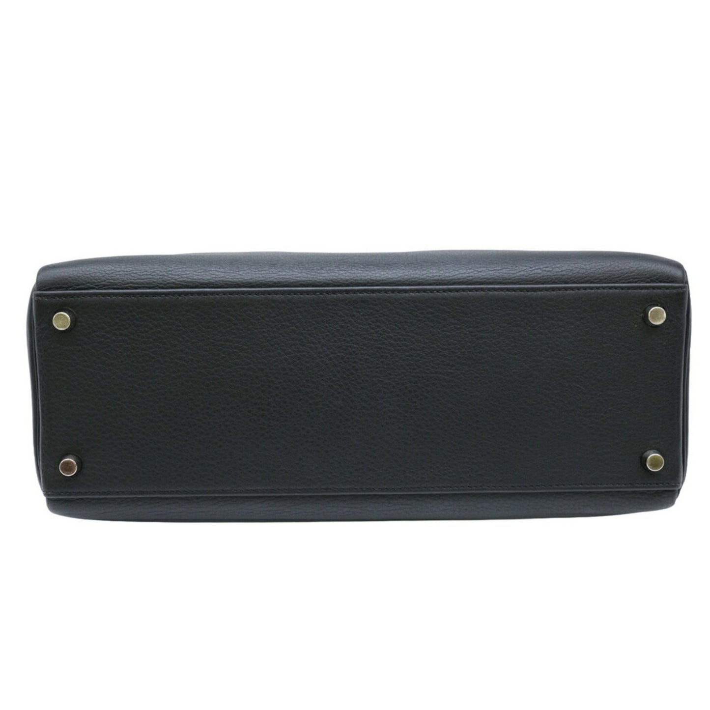 Hermès Black Leather Kelly 32