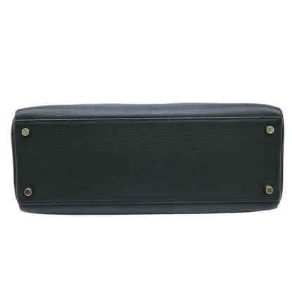 Hermès Black Leather Kelly 32