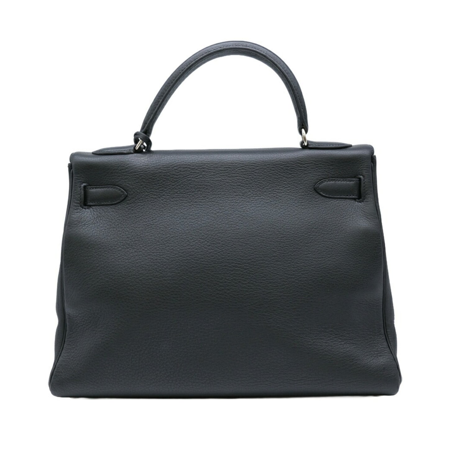 Hermès Black Leather Kelly 32