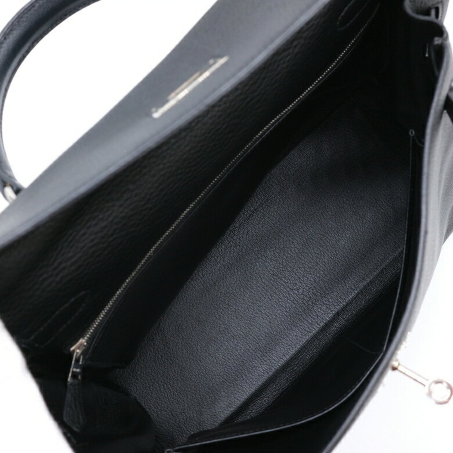 Hermès Black Leather Kelly 32