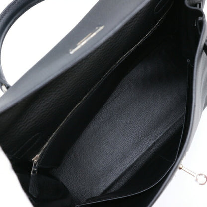 Hermès Black Leather Kelly 32