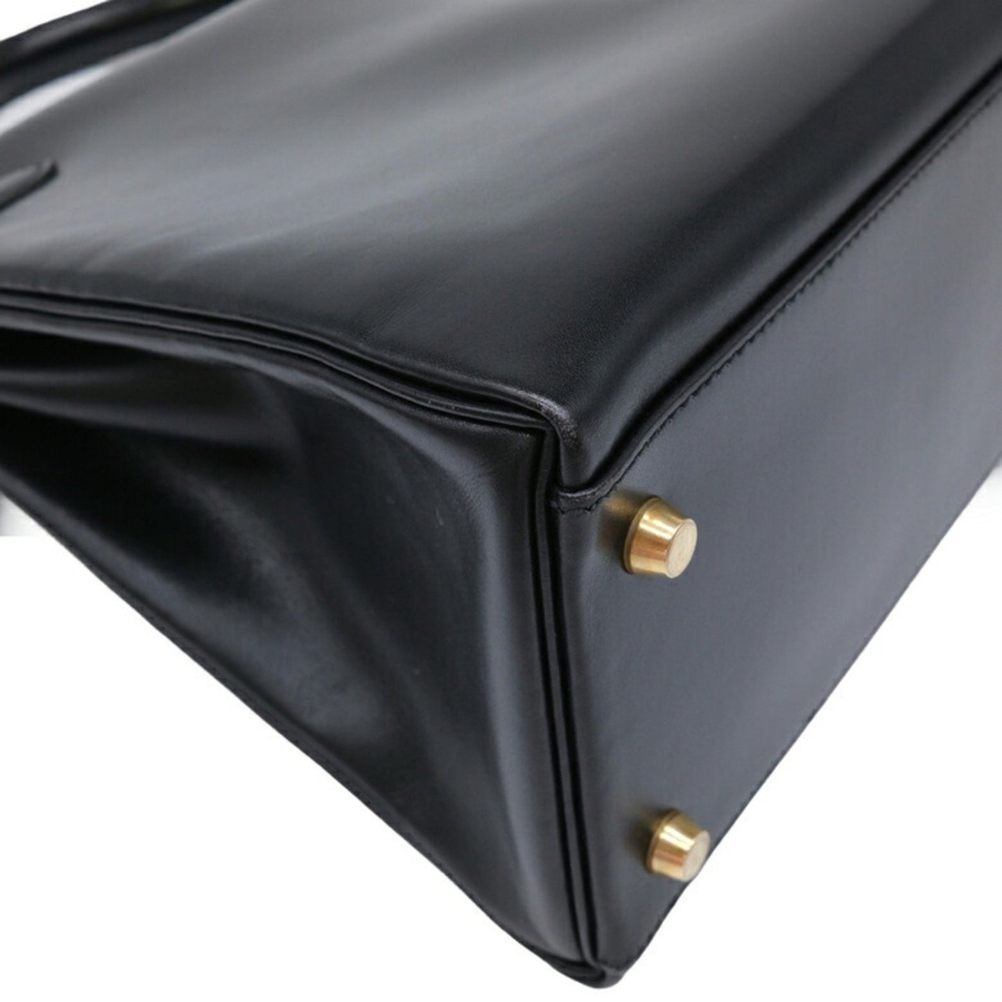 Hermès Black Leather Kelly 32