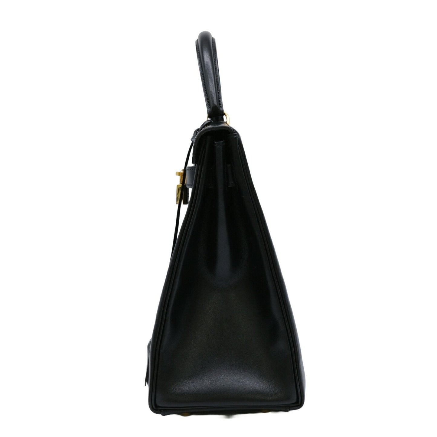 Hermès Black Leather Kelly 32
