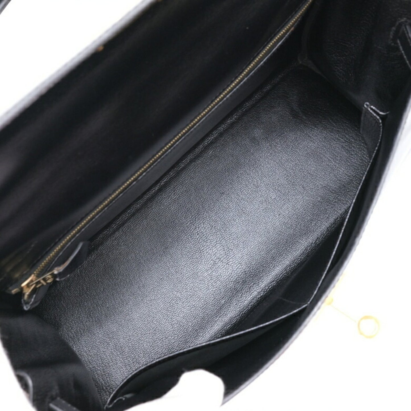 Hermès Black Leather Kelly 32