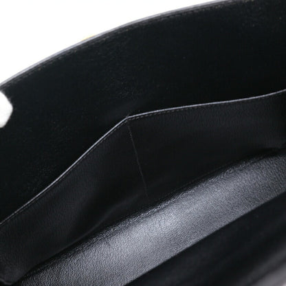 Hermès Black Leather Kelly 32