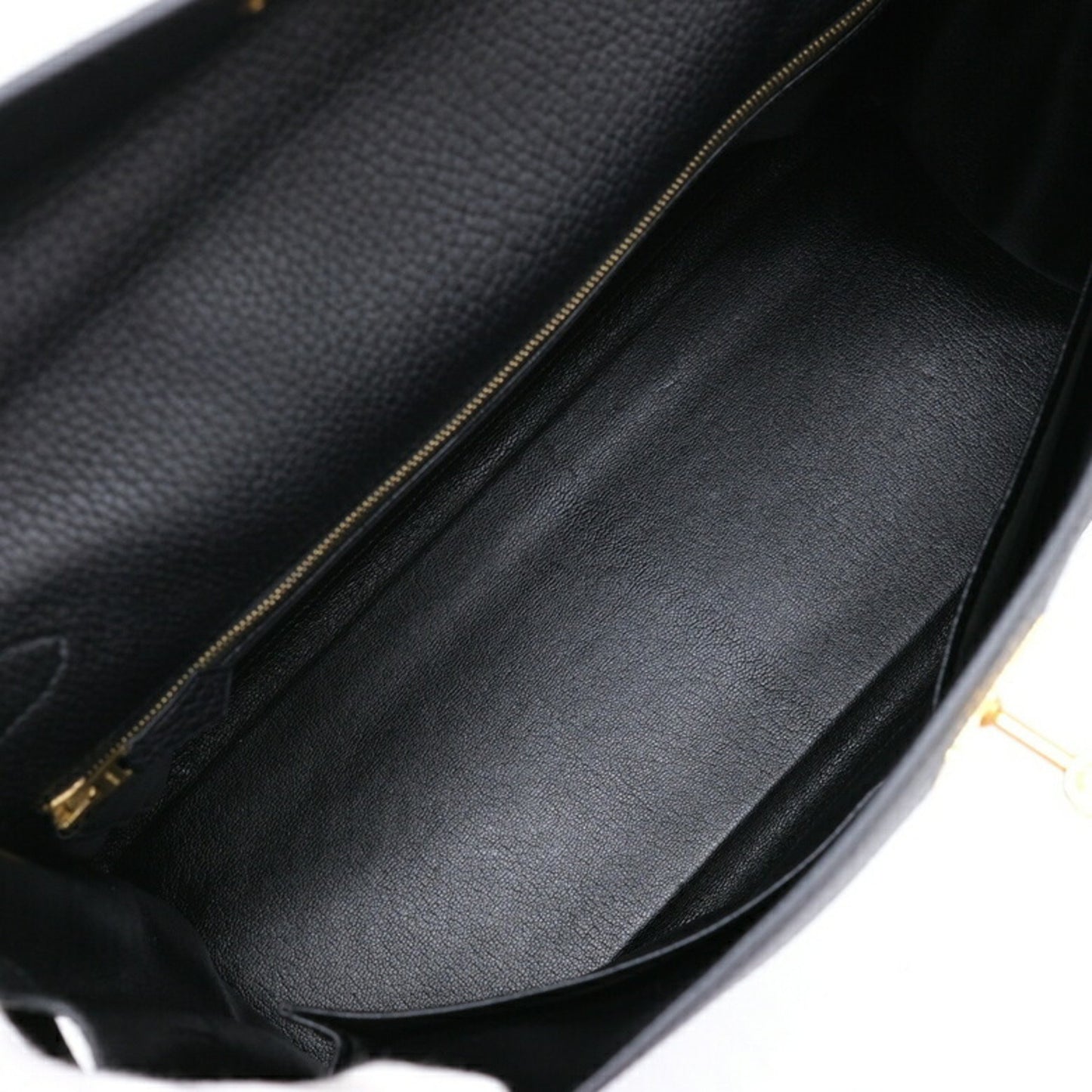 Hermès Black Leather Kelly 35