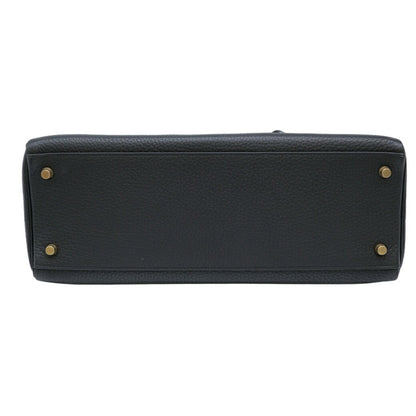 Hermès Black Leather Kelly 35