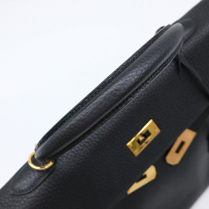Hermès Black Leather Kelly 35