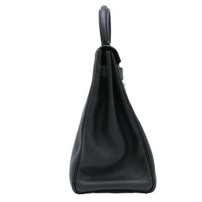 Hermès Black Leather Kelly 35