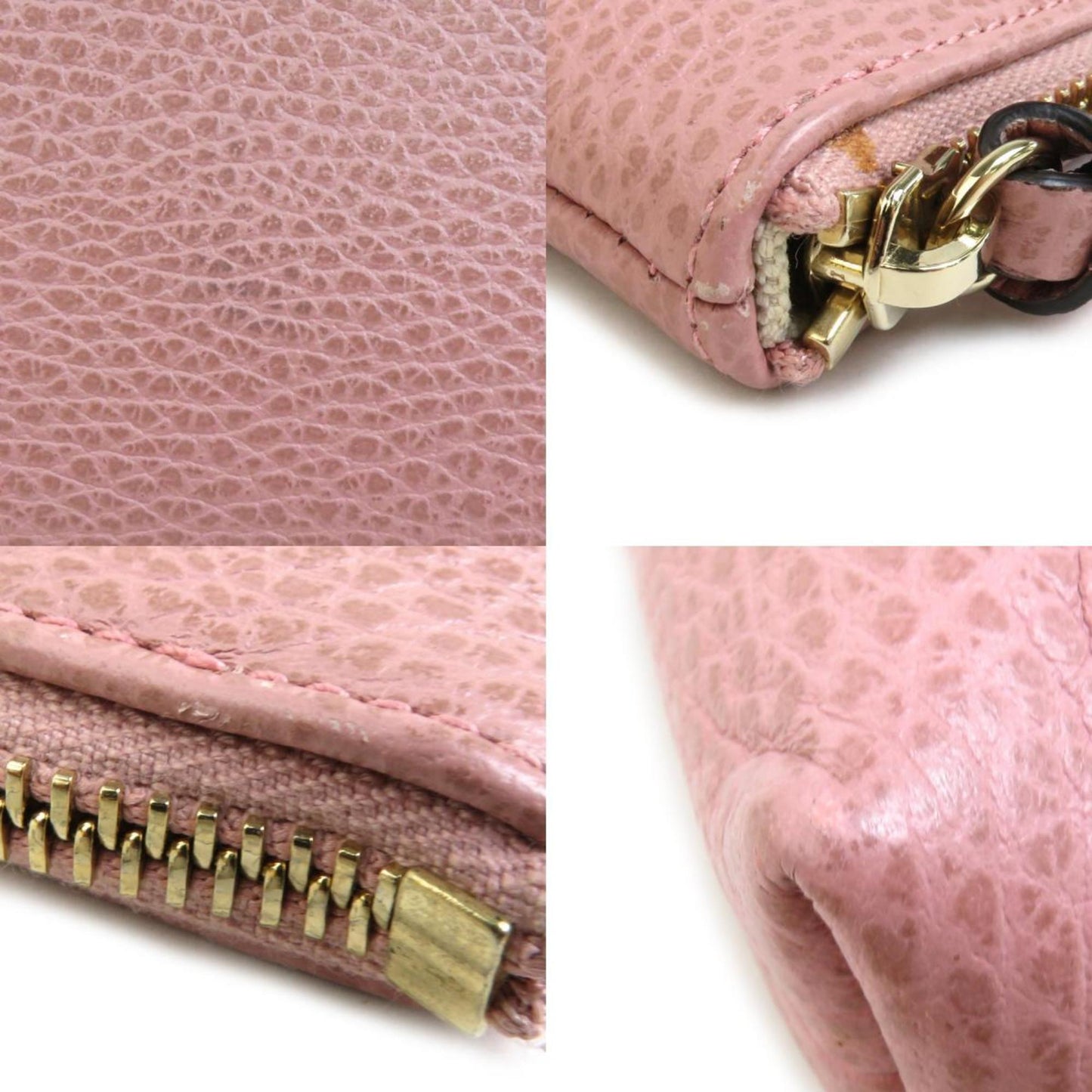 Gucci Pink Leather Swing