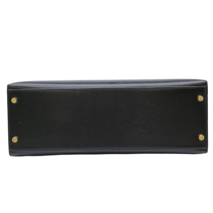 Hermès Black Calfskin Kelly 32