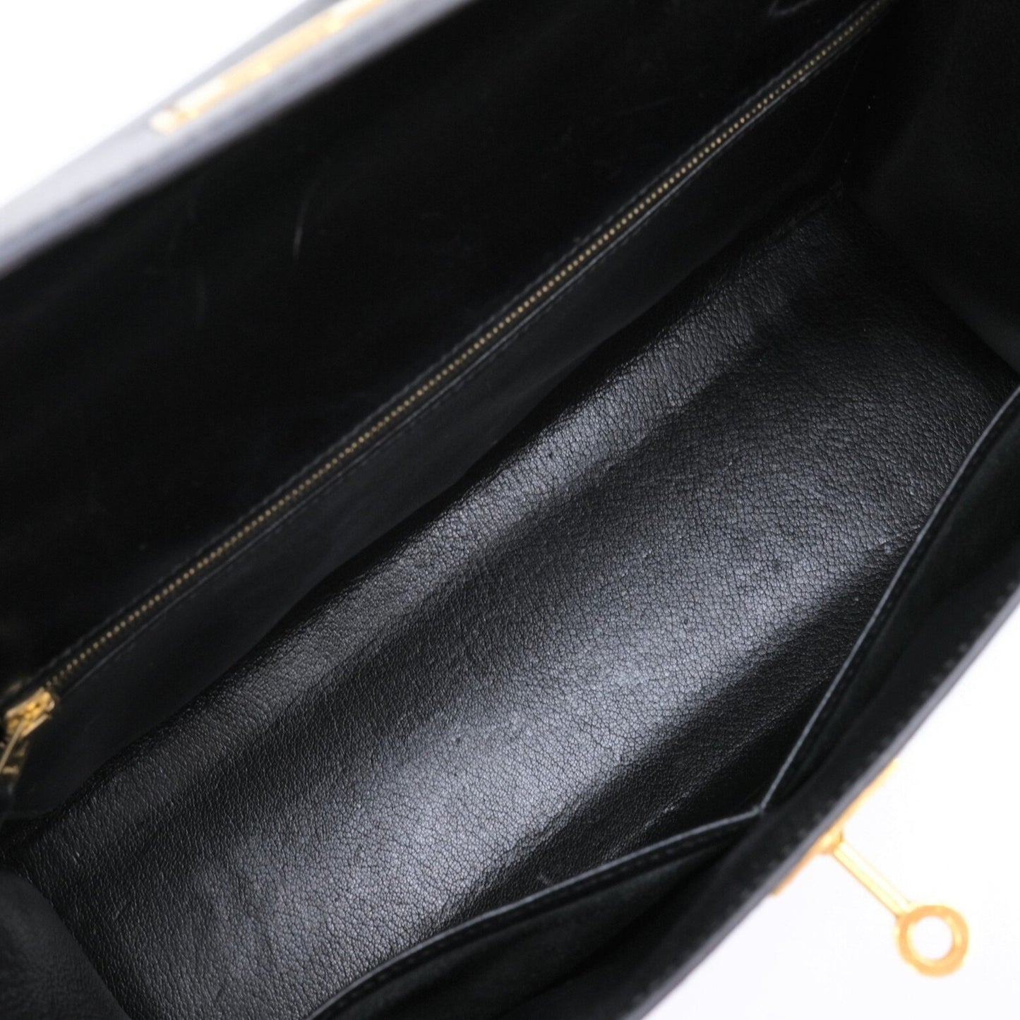 Hermès Black Calfskin Kelly 32