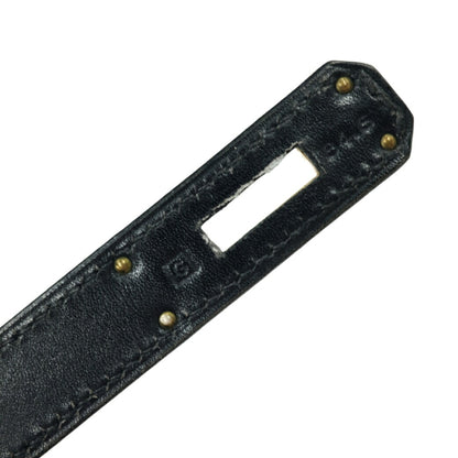 Hermès Black Calfskin Kelly 32