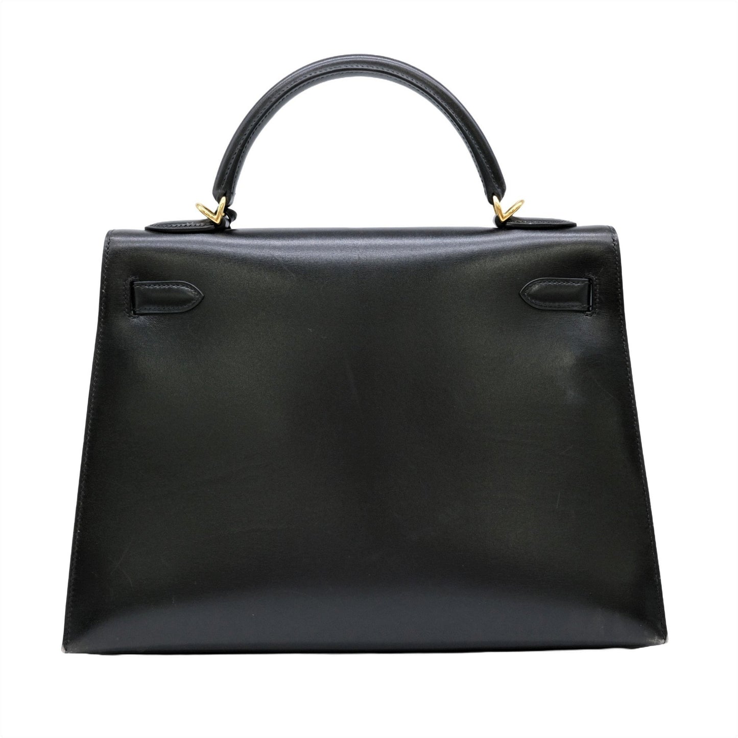 Hermès Black Calfskin Kelly 32