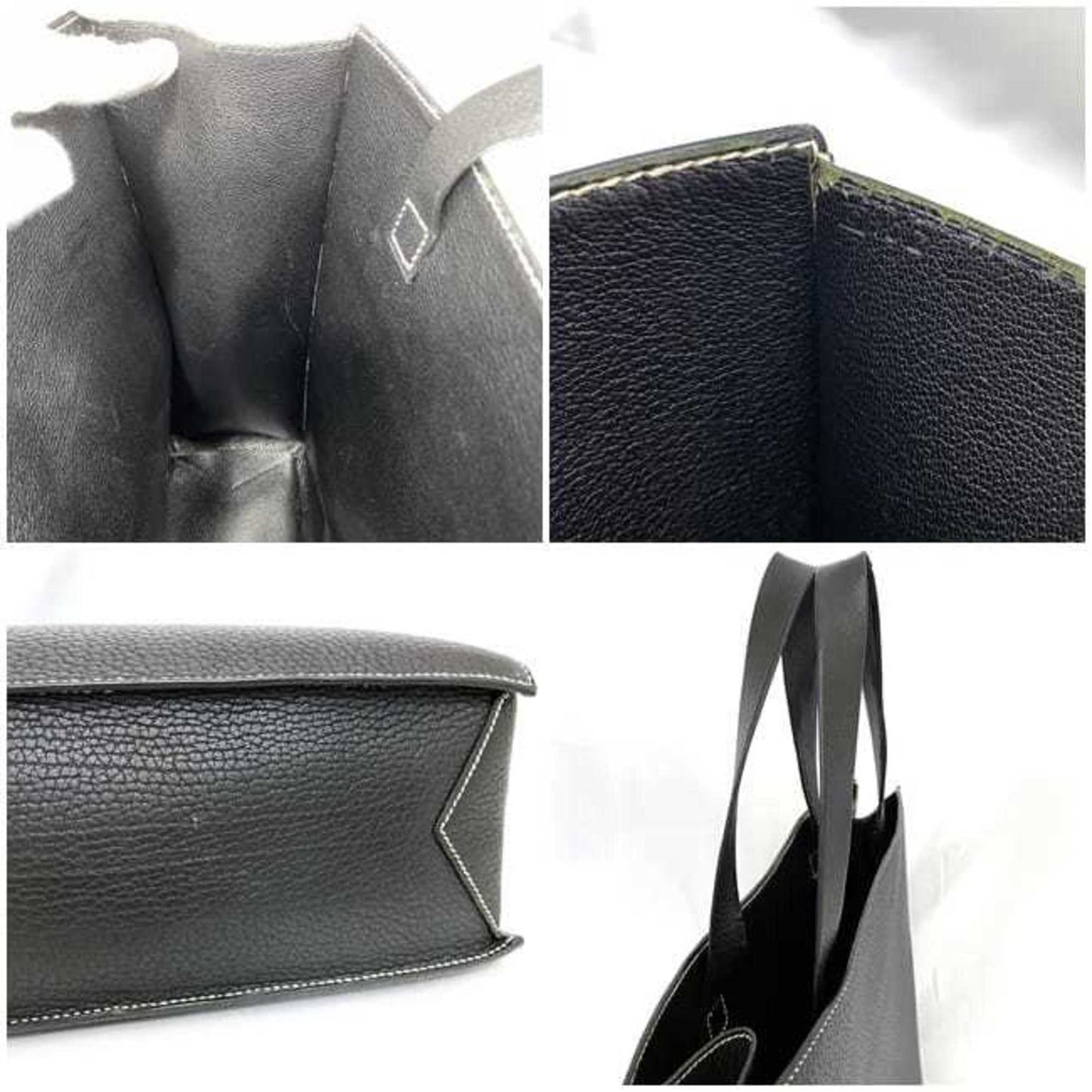 Hermès Black Leather --