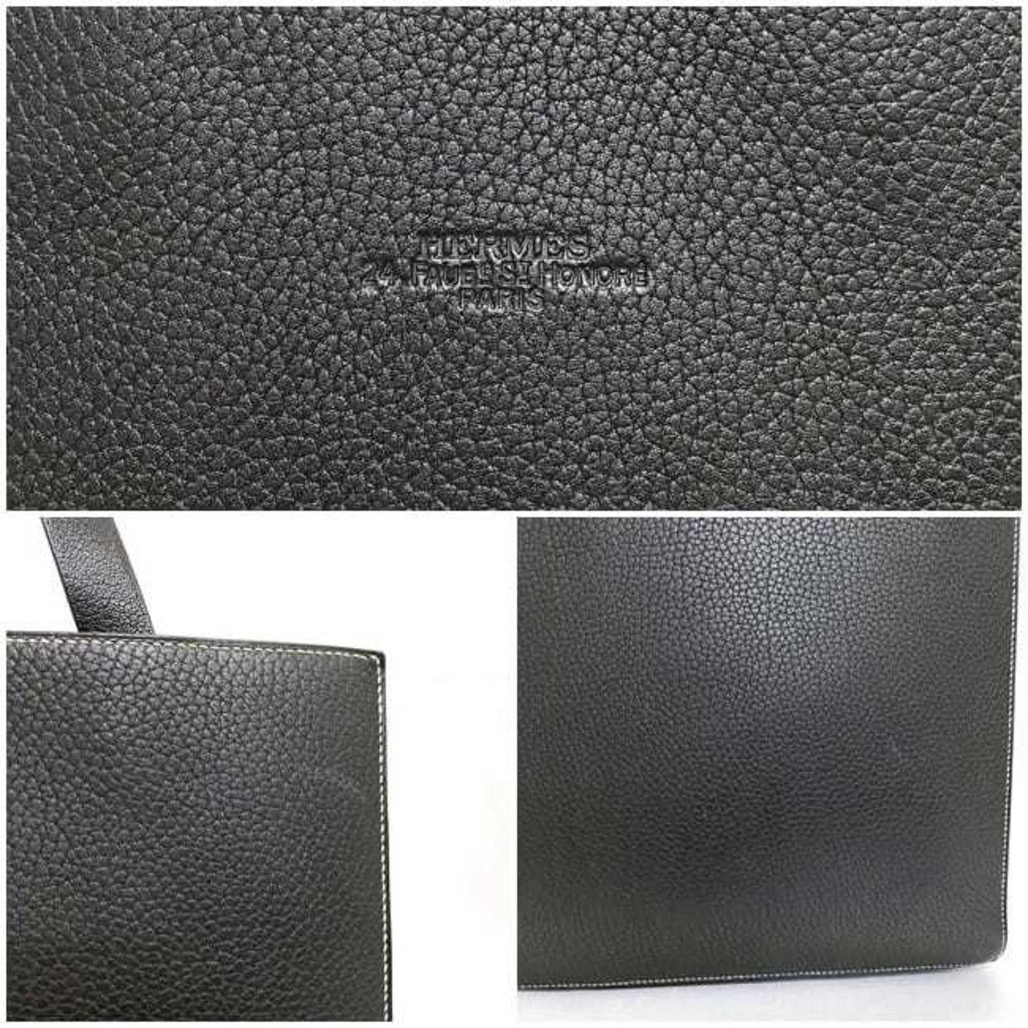 Hermès Black Leather --