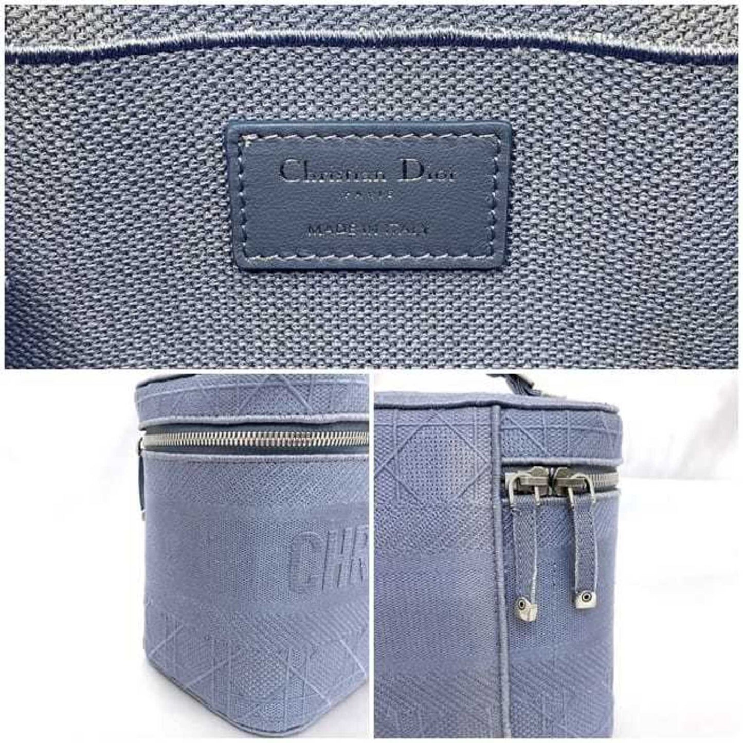 Dior Blue Canvas Vanity