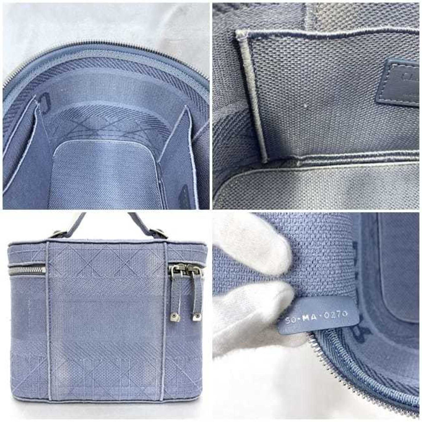 Dior Blue Canvas Vanity