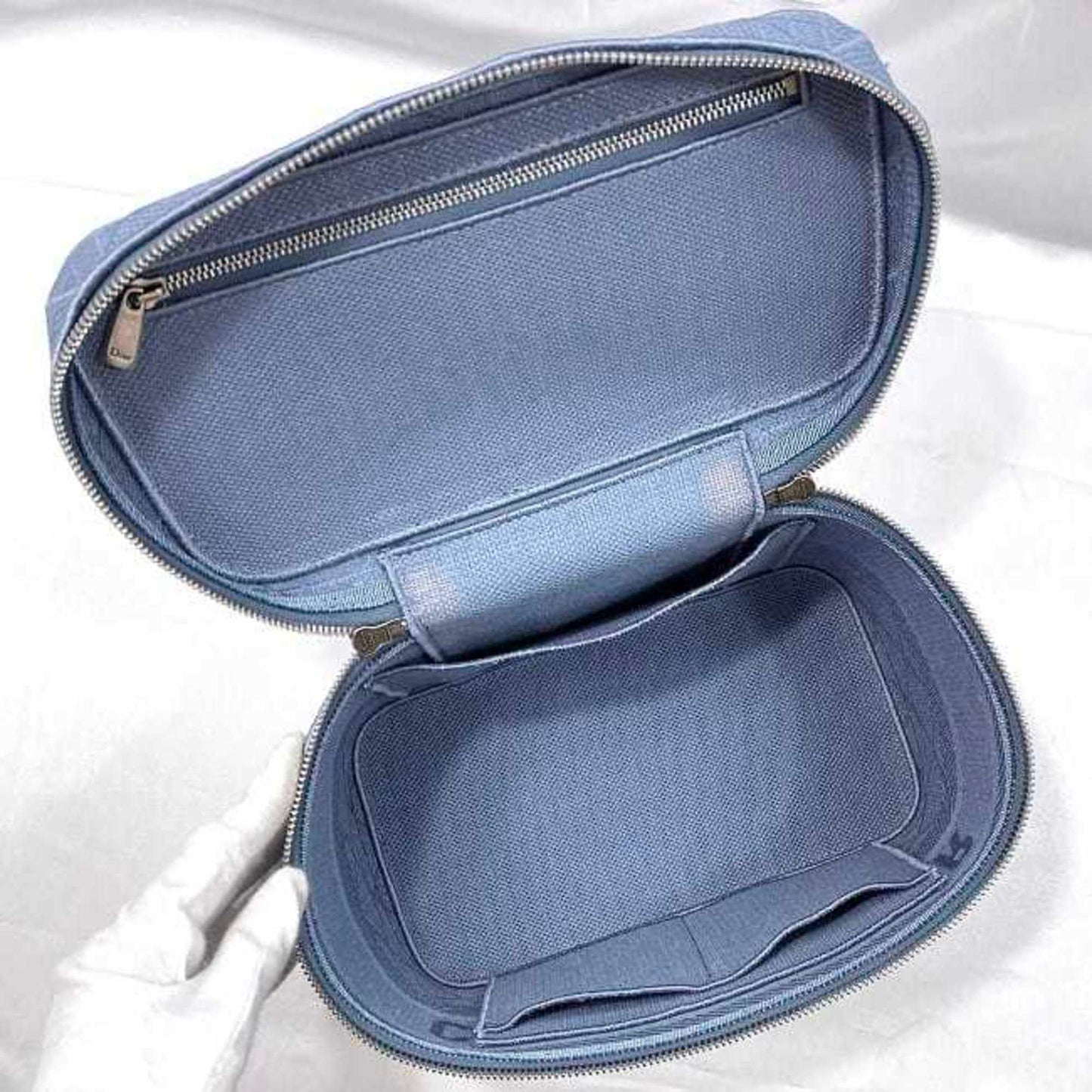Dior Blue Canvas Vanity