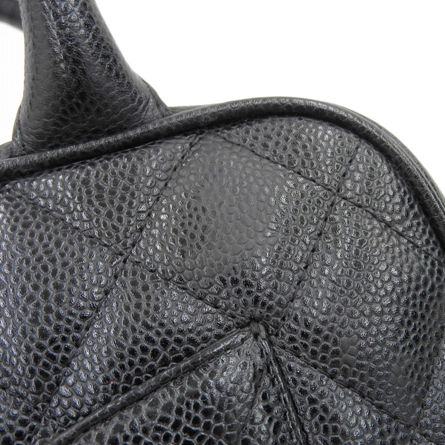 Chanel Black Leather Bowling