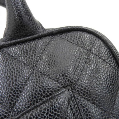 Chanel Black Leather Bowling
