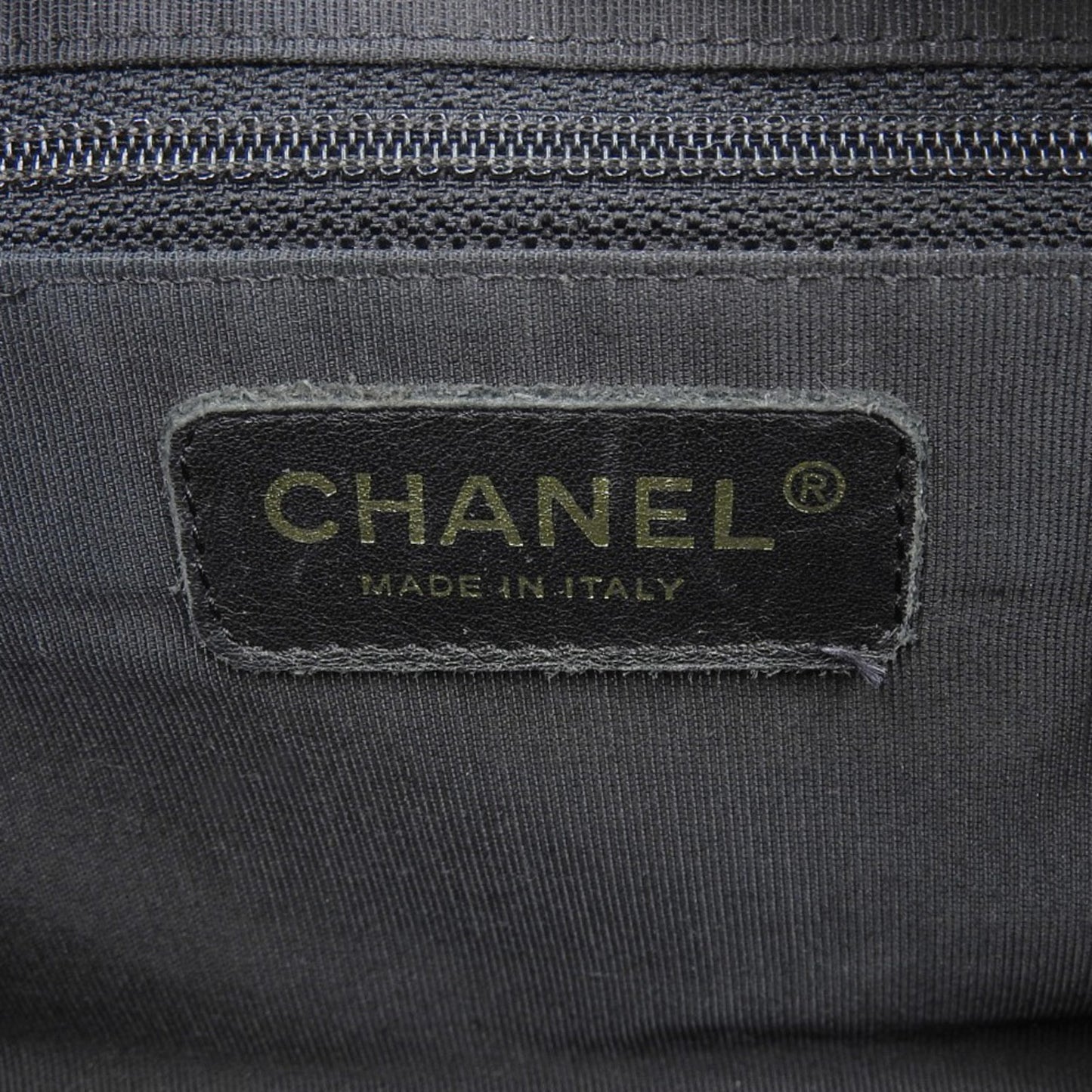 Chanel Black Leather Bowling