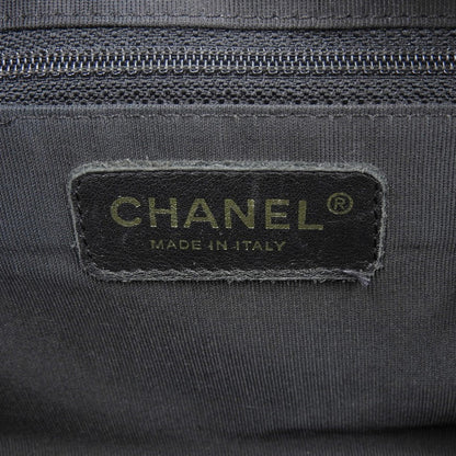 Chanel Black Leather Bowling