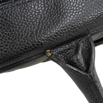Chanel Black Leather Bowling