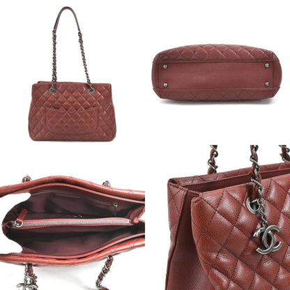 Chanel Black Leather Coco Mark