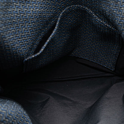 Hermès Blue Canvas Sac De Pansage