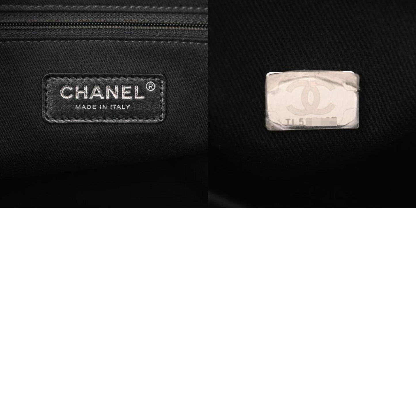 Chanel Blue Canvas Deauville