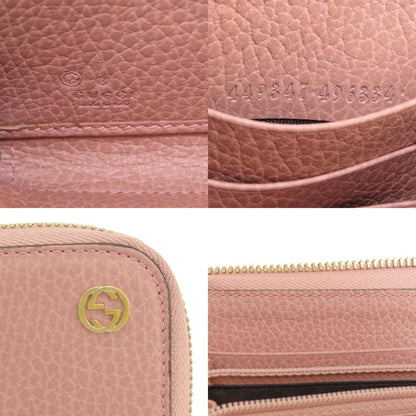 Gucci Pink Leather Interlocking G