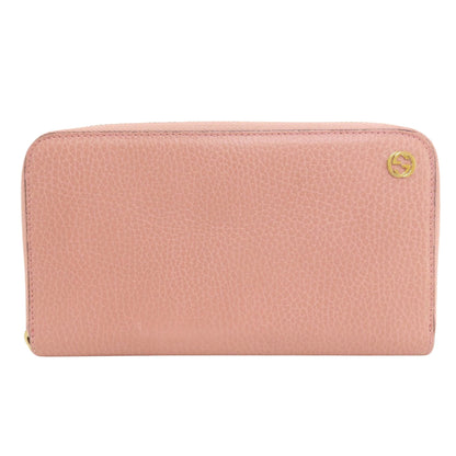 Gucci Pink Leather Interlocking G