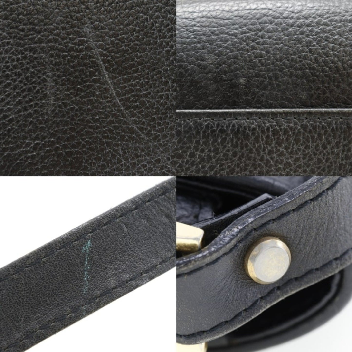 Burberry Black Leather -