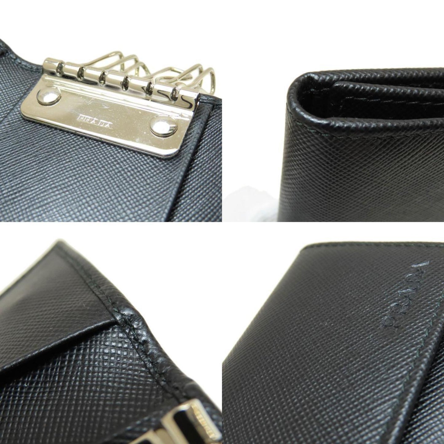 Prada Black Leather Saffiano