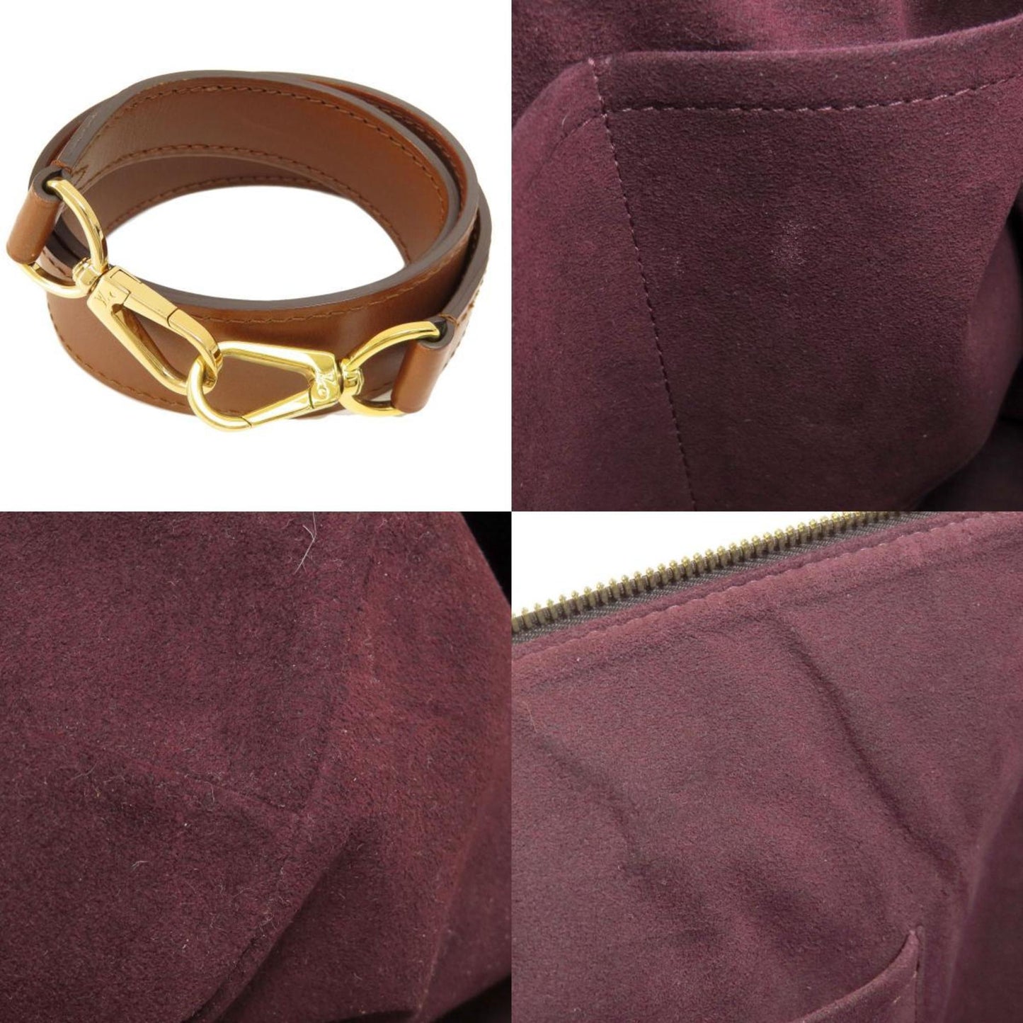 Louis Vuitton Brown Canvas Belmont