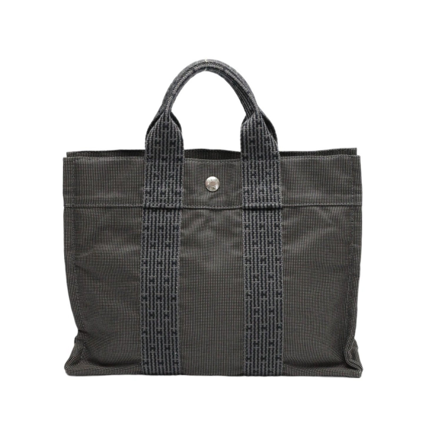 Hermès Gray Canvas Herline