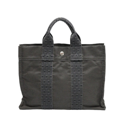 Hermès Gray Canvas Herline