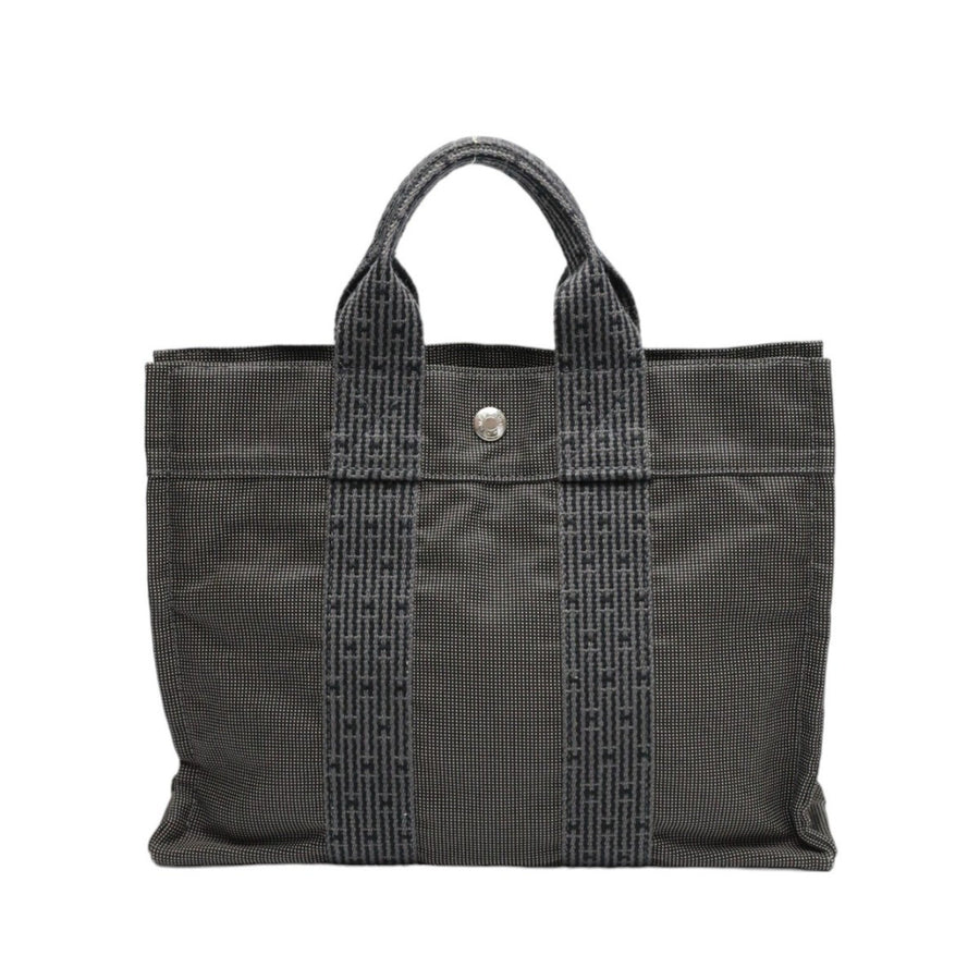 Hermès Gray Canvas Herline