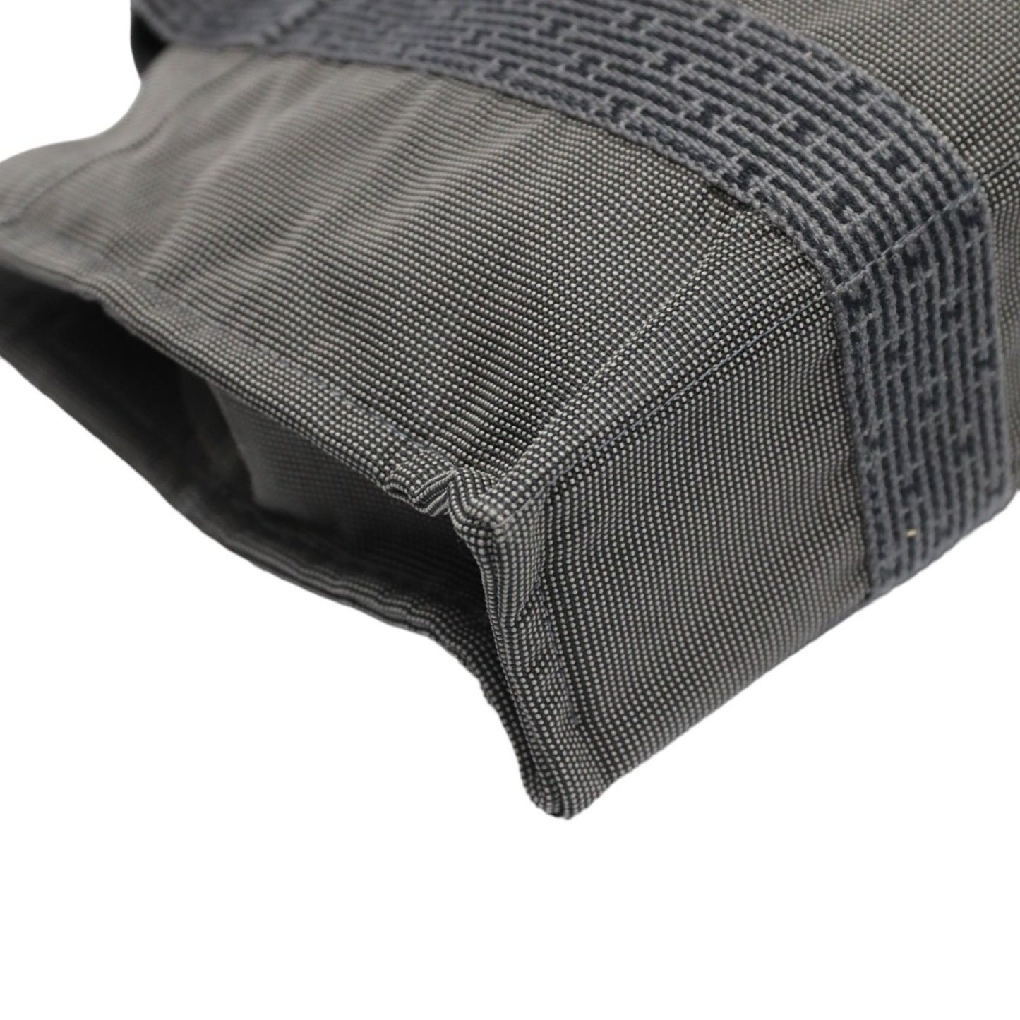 Hermès Gray Canvas Herline