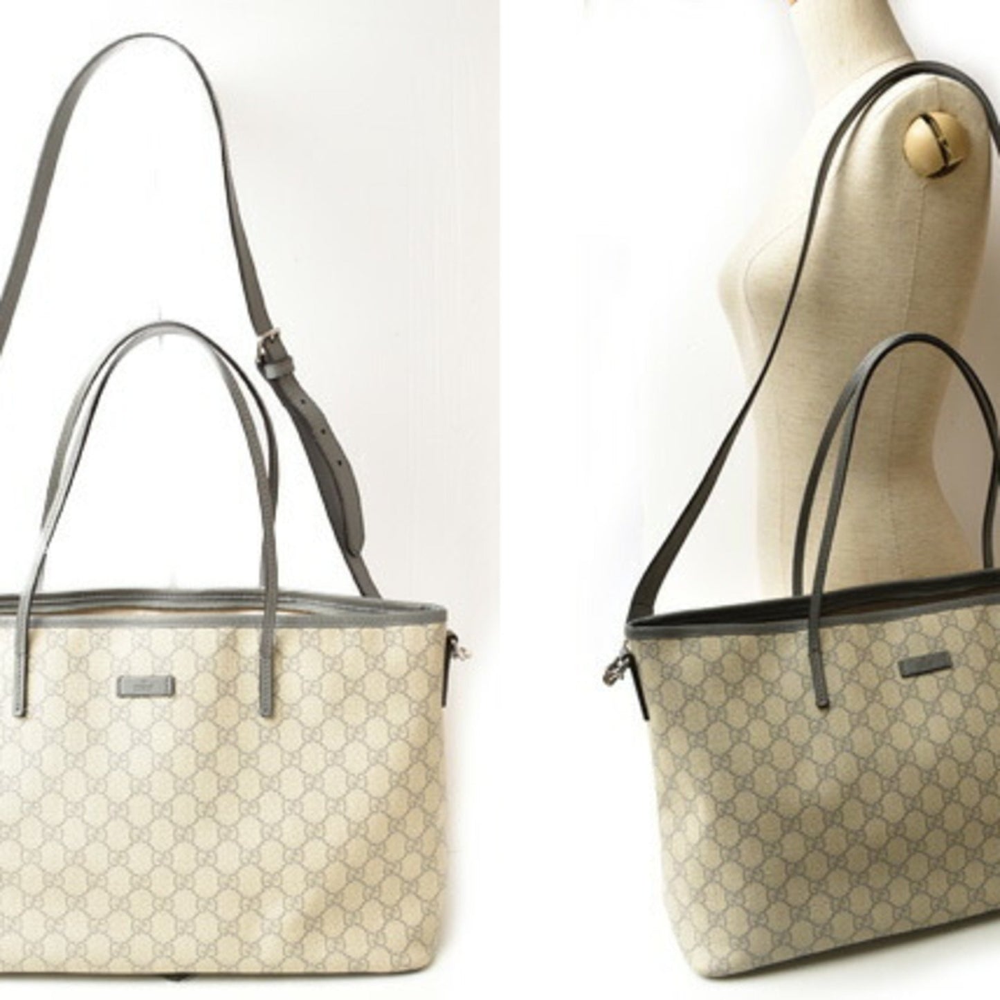 Gucci Brown Canvas Gg Supreme