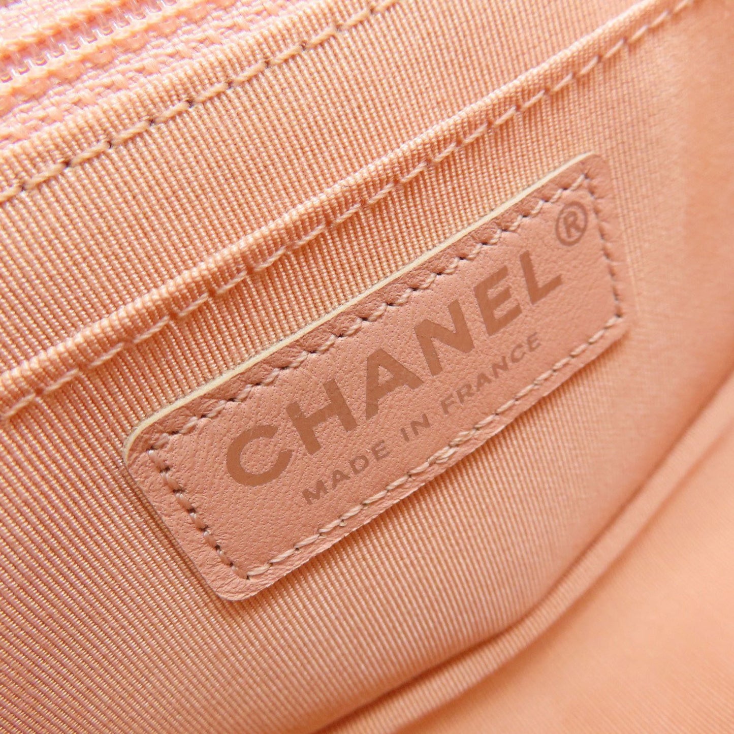 Chanel Pink Leather Matelassé
