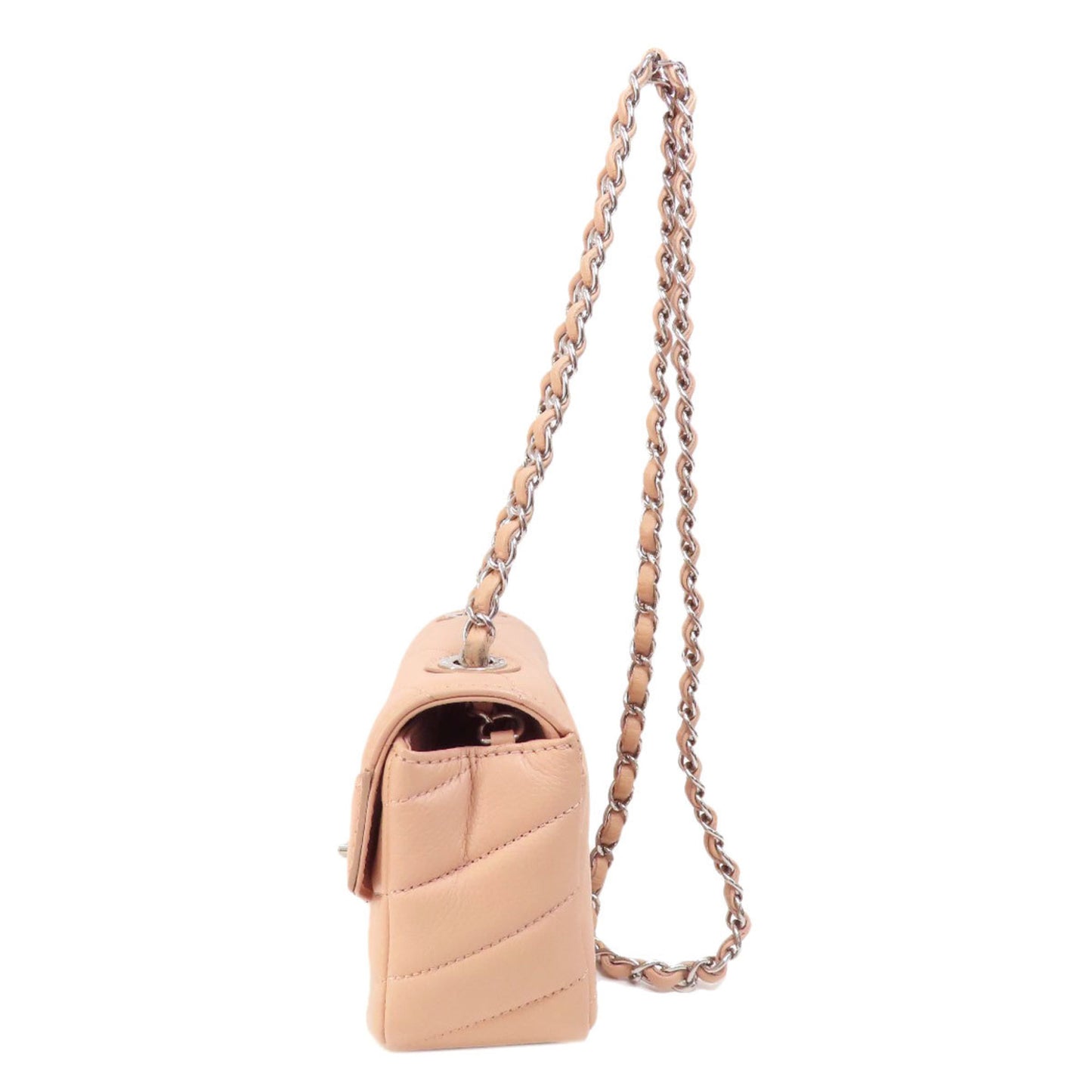 Chanel Pink Leather Matelassé