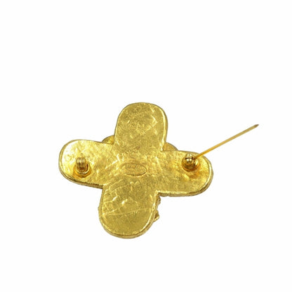 Chanel Gold Gold Plated Broche