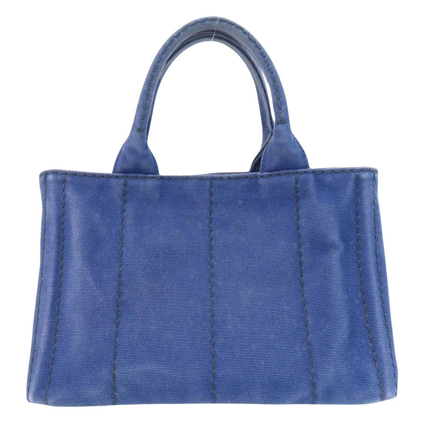 Prada Blue Canvas Canapa