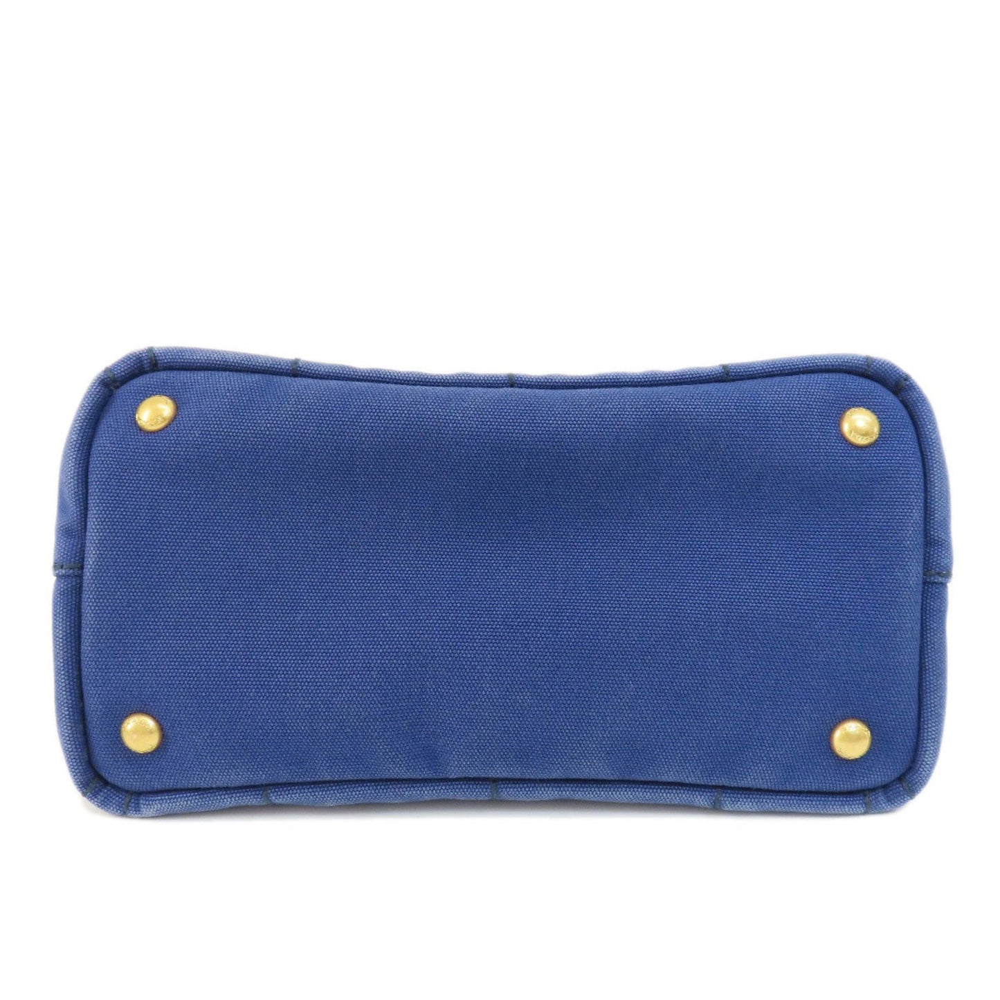 Prada Blue Canvas Canapa