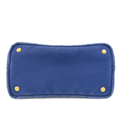 Prada Blue Canvas Canapa